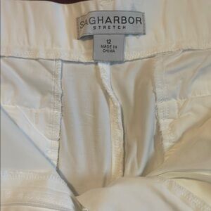 Sag Harbor Cream Stretch Trousers